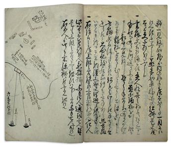 (JAPAN -- PERRY.) Manuscript Report on the Arrival of Perry & the Black Ships.